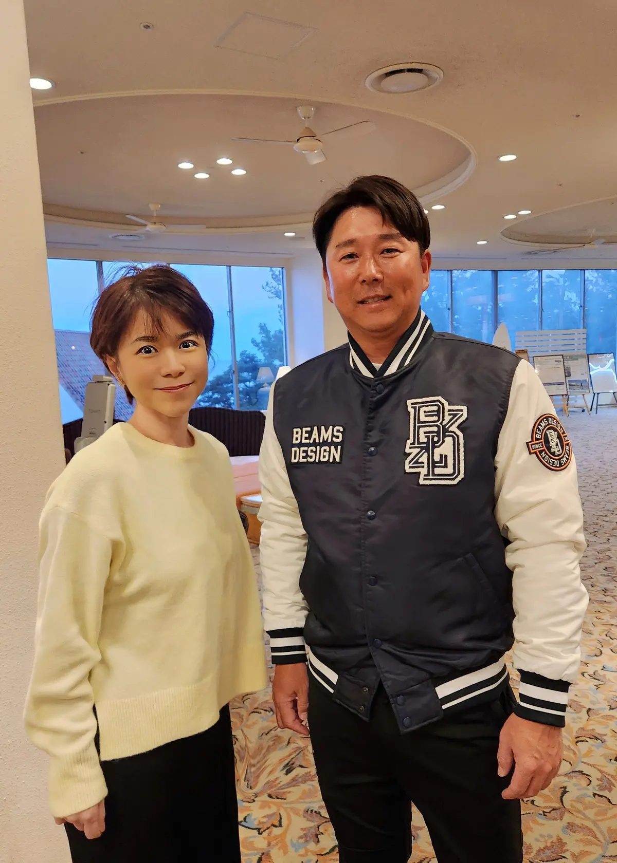 日本ハムと巨人で活躍した実松コーチとお写真を！(掲載許可頂きました)