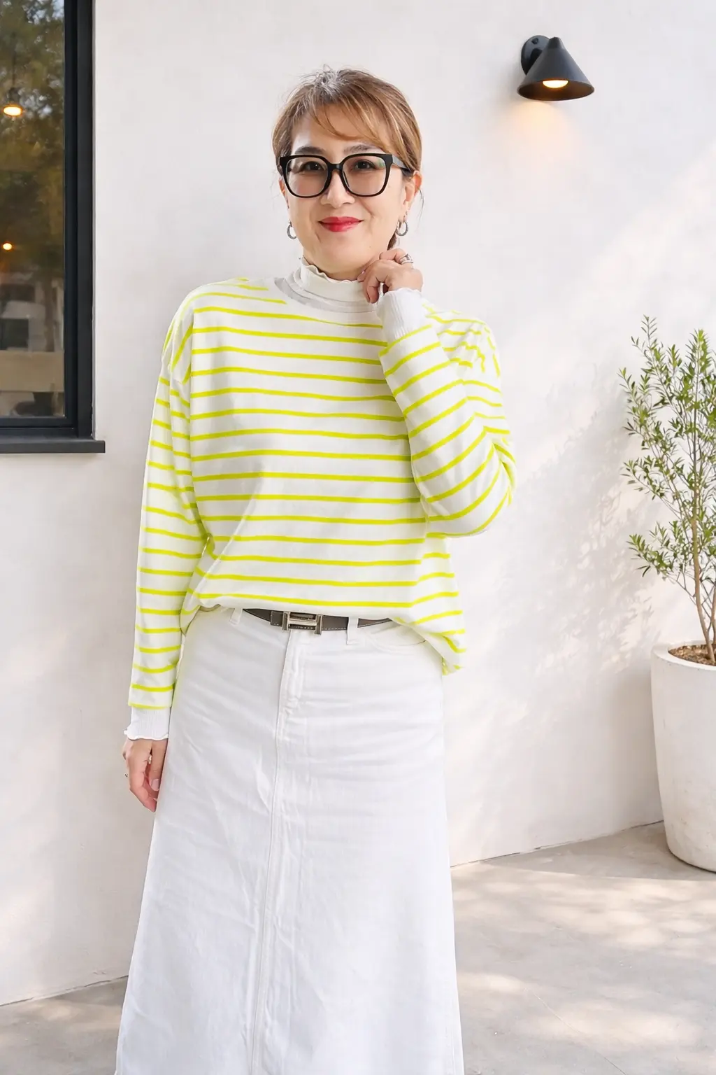 白のデニムで爽やかにお出かけ！！の画像_2