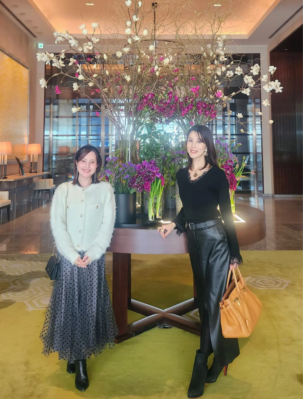 パレスホテル、アフタヌーンティー、和のアフタヌーンティー、40代ファッション、ママ友ランチ、ホテルラウンジ、セイボリー、ヴァンクリ、アルハンブラ、ザパレスラウンジ