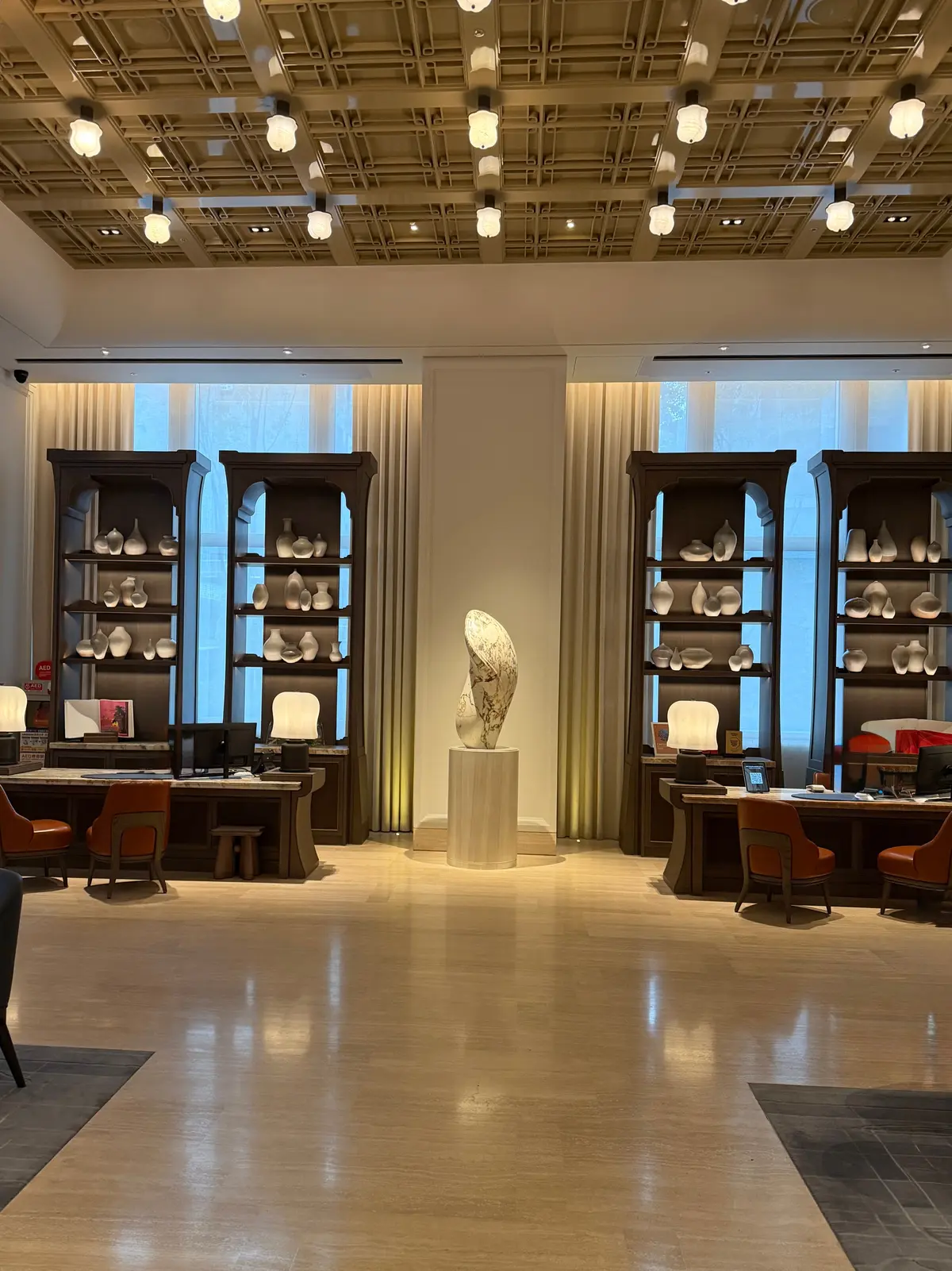 カペラ台北のロビー