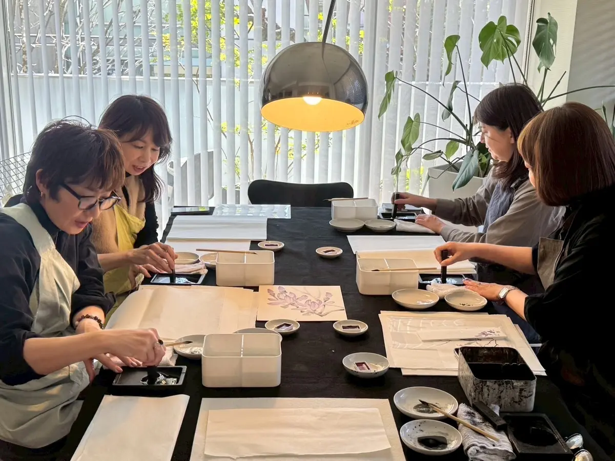 山本侑貴子　水墨画レッスン