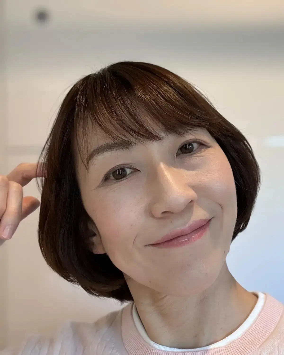 50代　ショートボブ