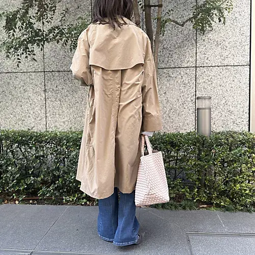 TICCA×eclat ナイロンテントトレンチコート ￥64,900