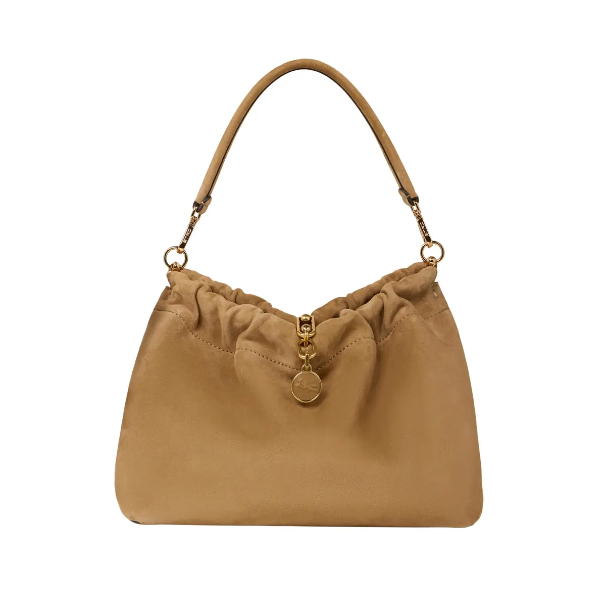 エトロ　バッグ「ヴェラ ブロッサム」ミディアム　サンド スエード