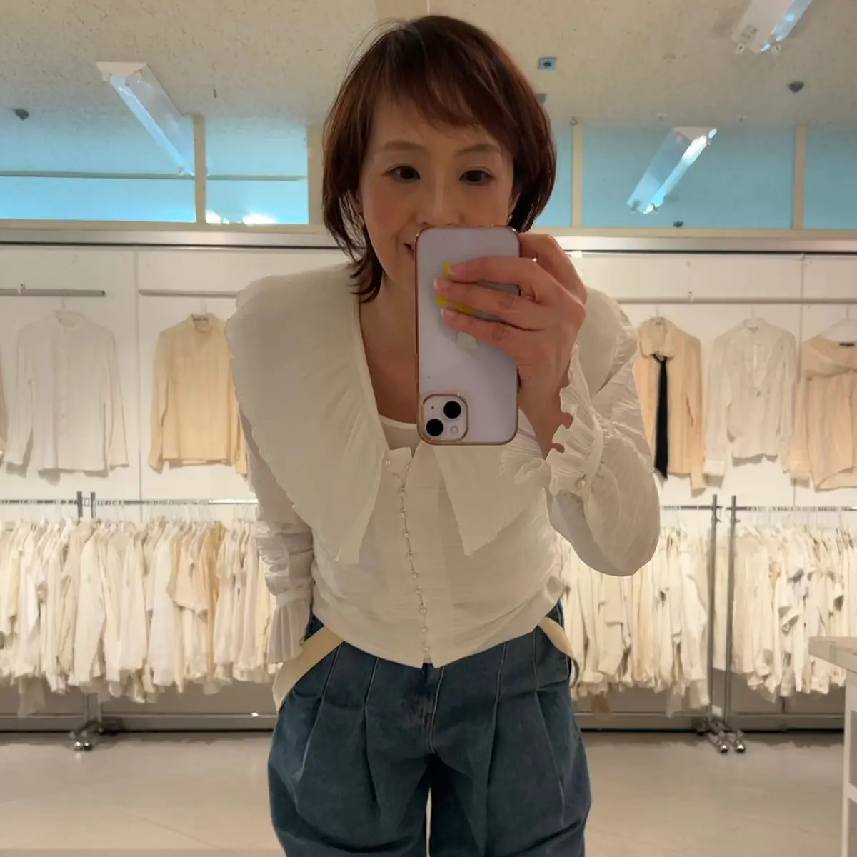 文化服装学院　着て見て触れてブラウス展　レトロブラウス