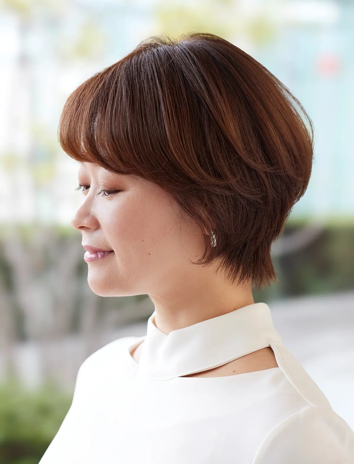 Webエクラ ショートスタイルのポイント 40代 50代 髪型