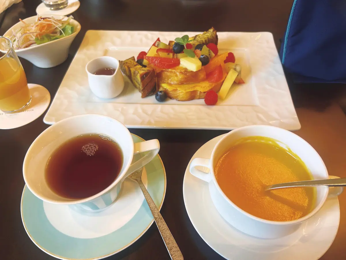 華組　水口さん　ホテル　朝活