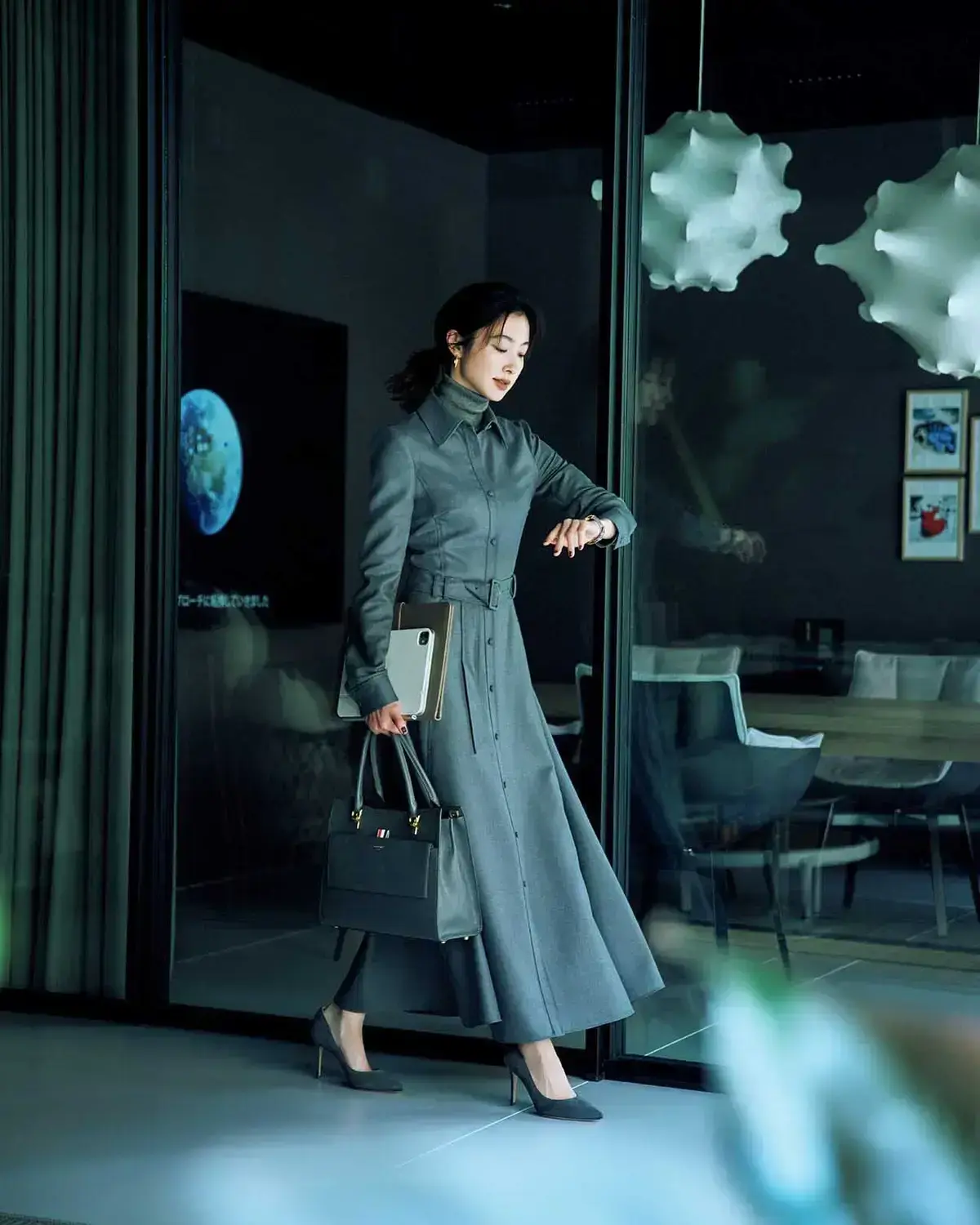 ADAM LIPPES　ワンピースコーデ