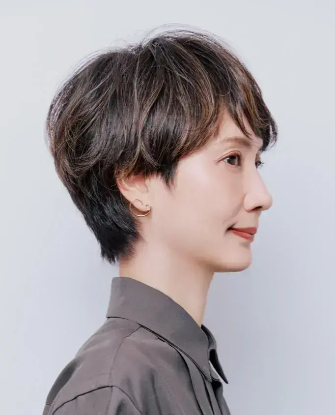 ボリューム不足を解決する「丸みショート」