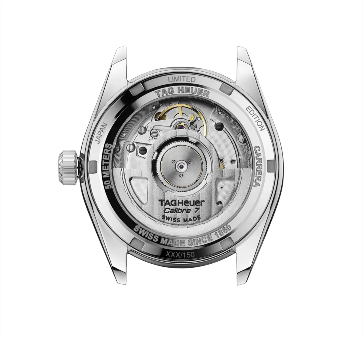 タグ・ホイヤー カレラ デイト ジャパンリミテッドエディション WBN231F.BA0001 自動巻ムーブメント「キャリバー7」を搭載