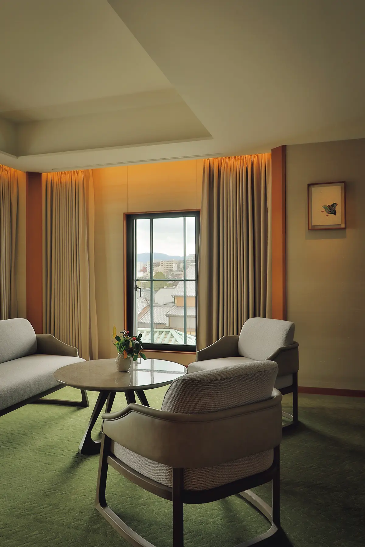 客室は全55室。奇をてらわ ず、過去と歩調を合わせて整え られた空間