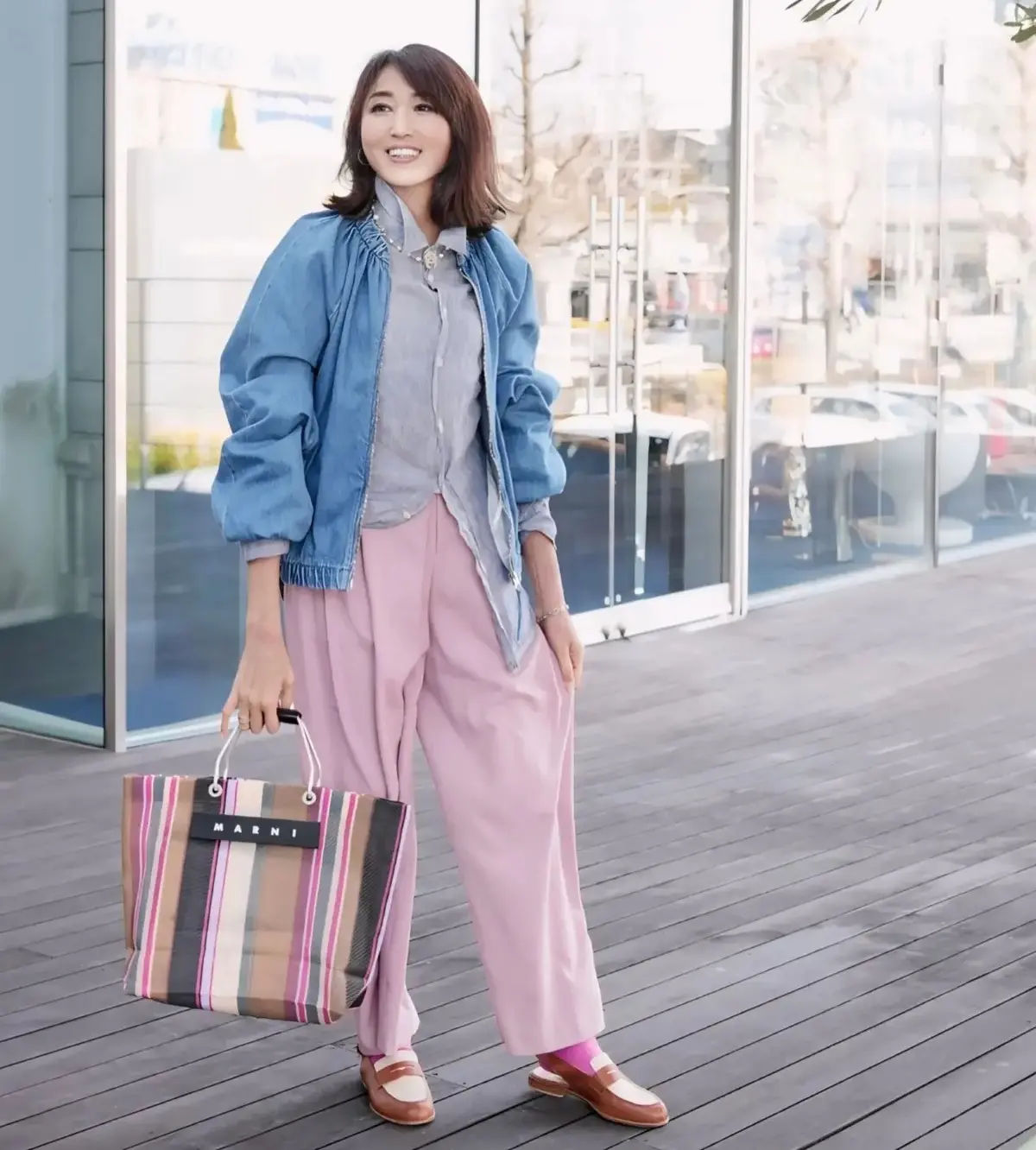 パンツ　ピンク