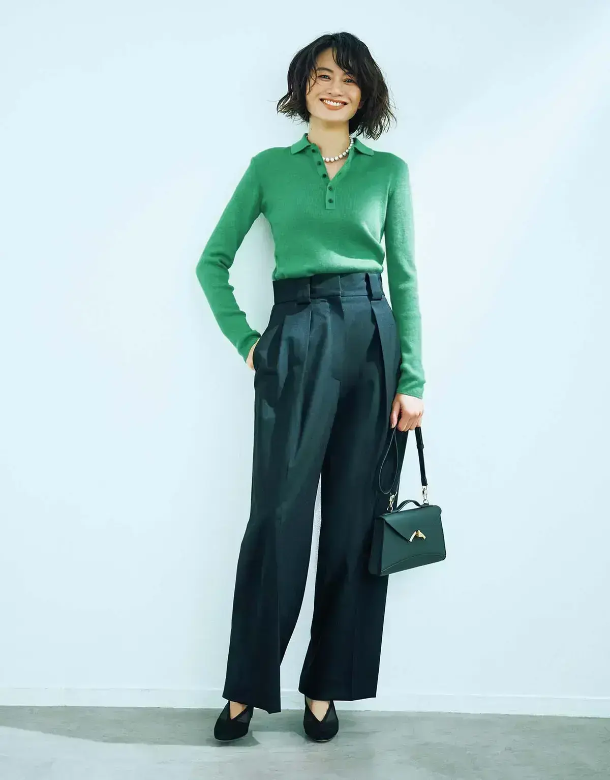 スタイルアップする美パンツ 50代　3月　春ファッション