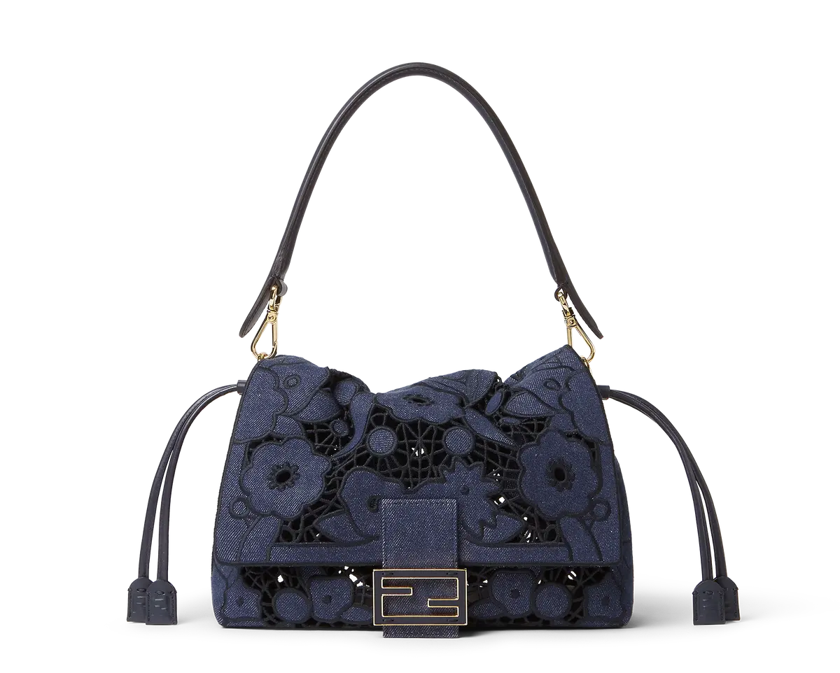 フェンディ バッグ「マンマバゲット ミディアム」　デニム