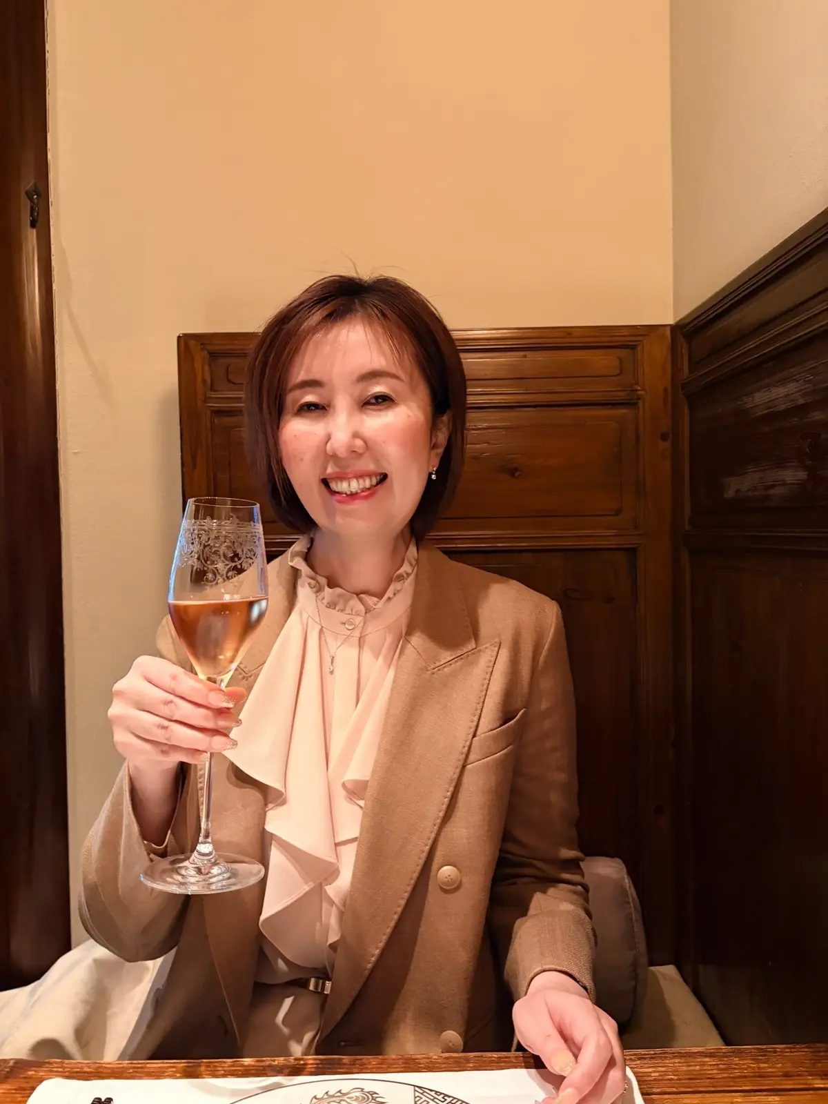 ヘイフンテラスのランチ　乾杯