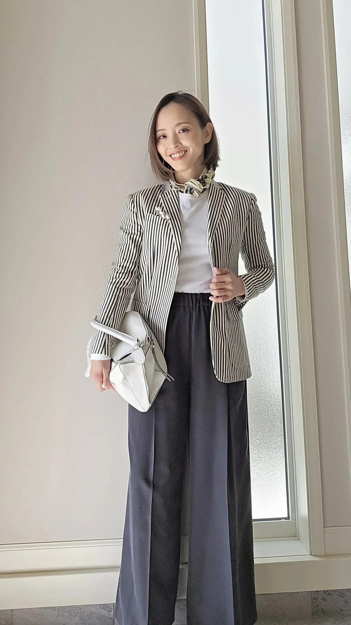 ユニクロ ロングスリーブリブTシャツ愛用 エクラ華組 大岩三智子さん