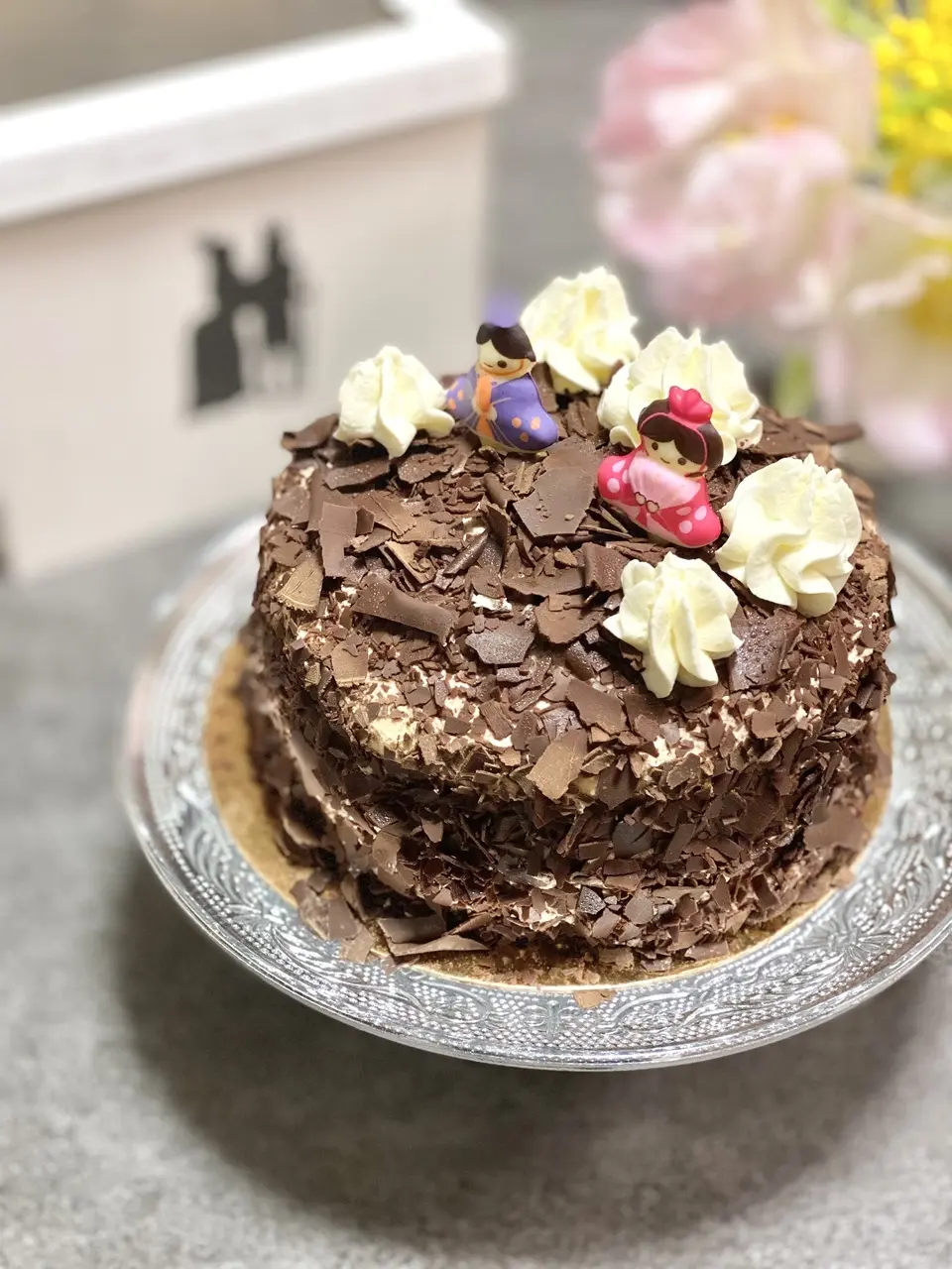 オーヴェルメイユのひなまつりケーキ