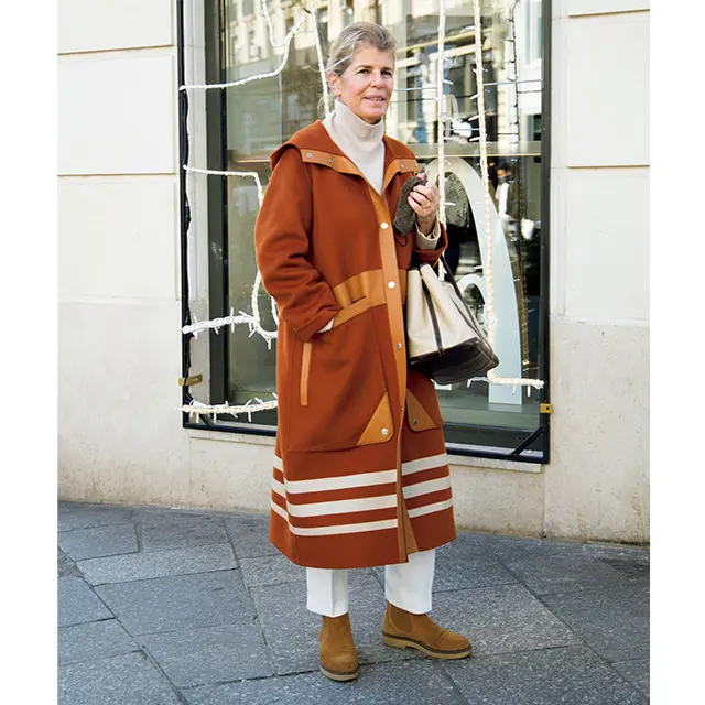 パリ＆ミラノマダム　冬映えする「白ボトム」コーデ