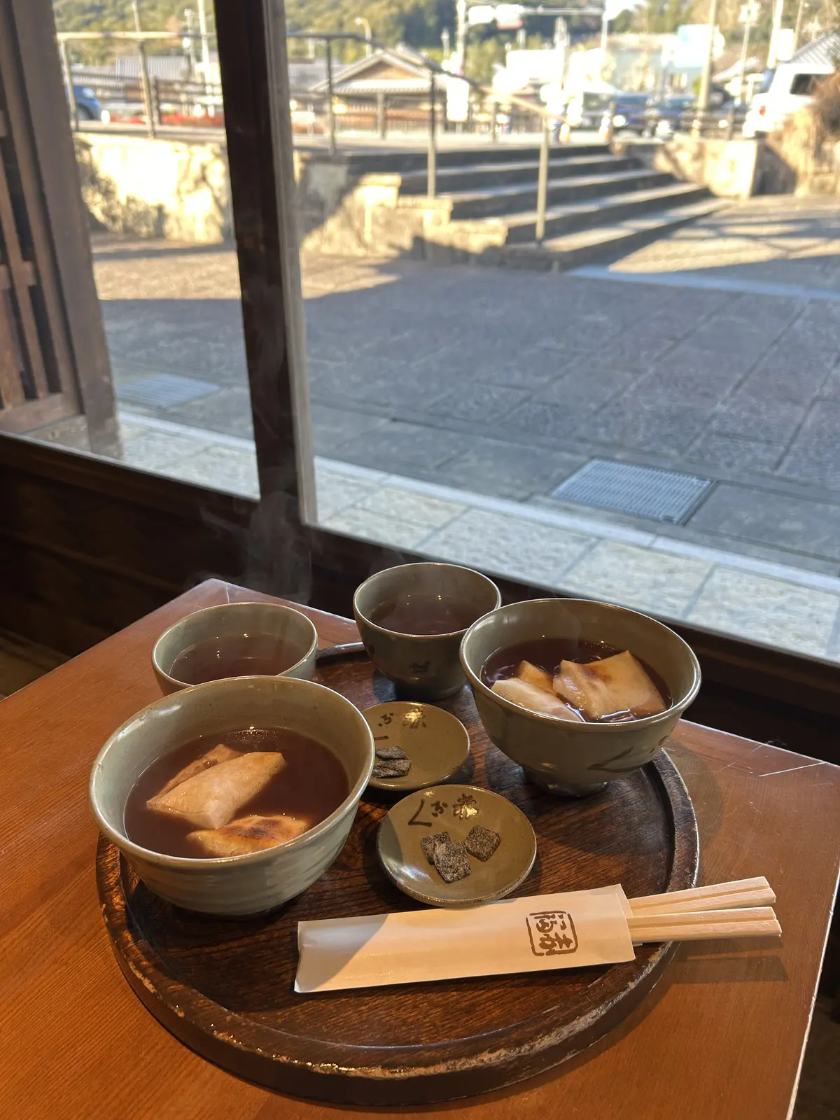 伊勢　赤福　美味しいもの　ぜんざい