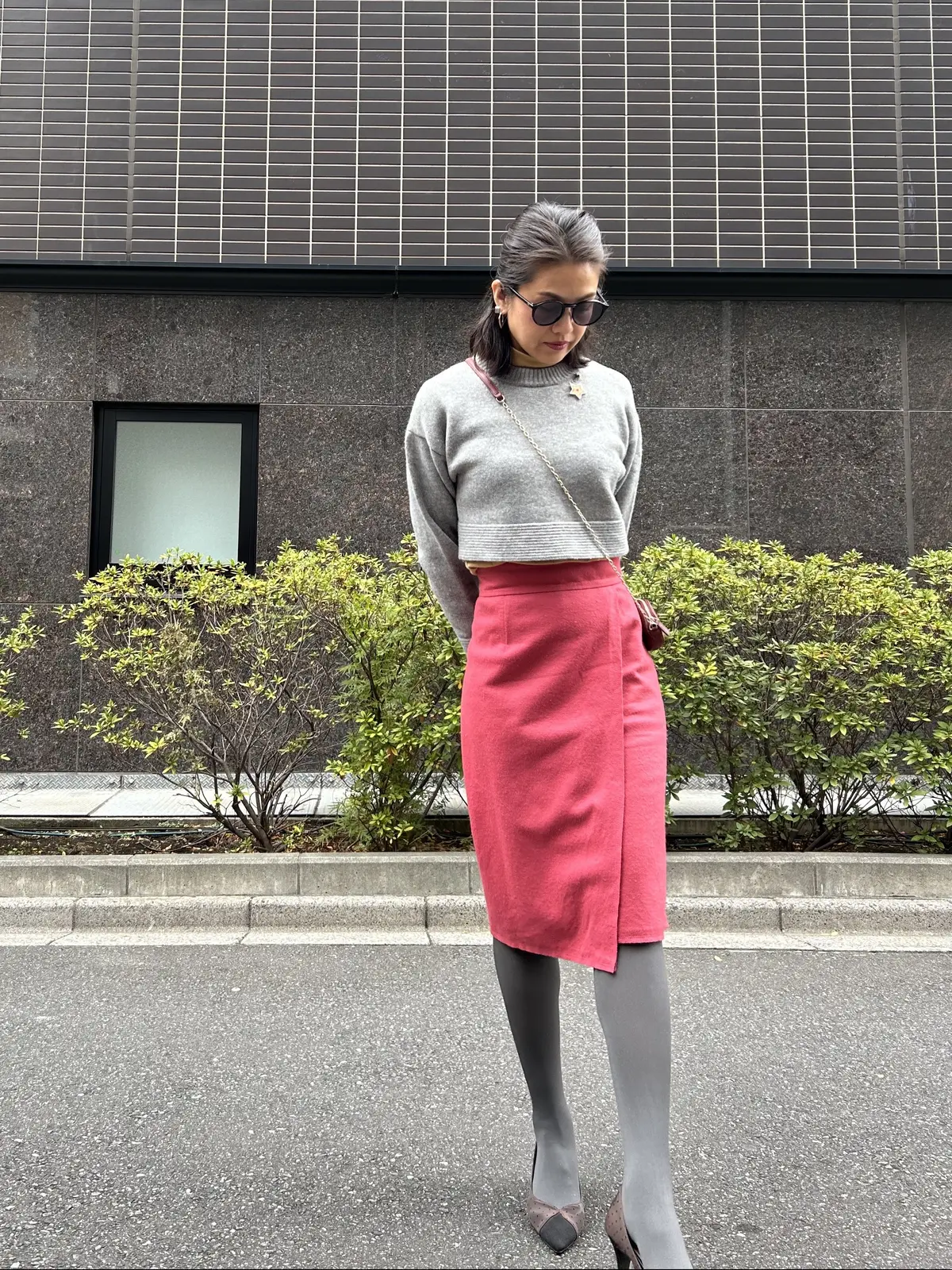 冬映えするスカートで褒められコーデの画像_9