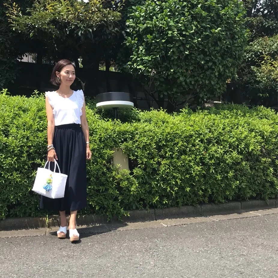 UNIQLOのカットソーロングスカート☆の画像_2