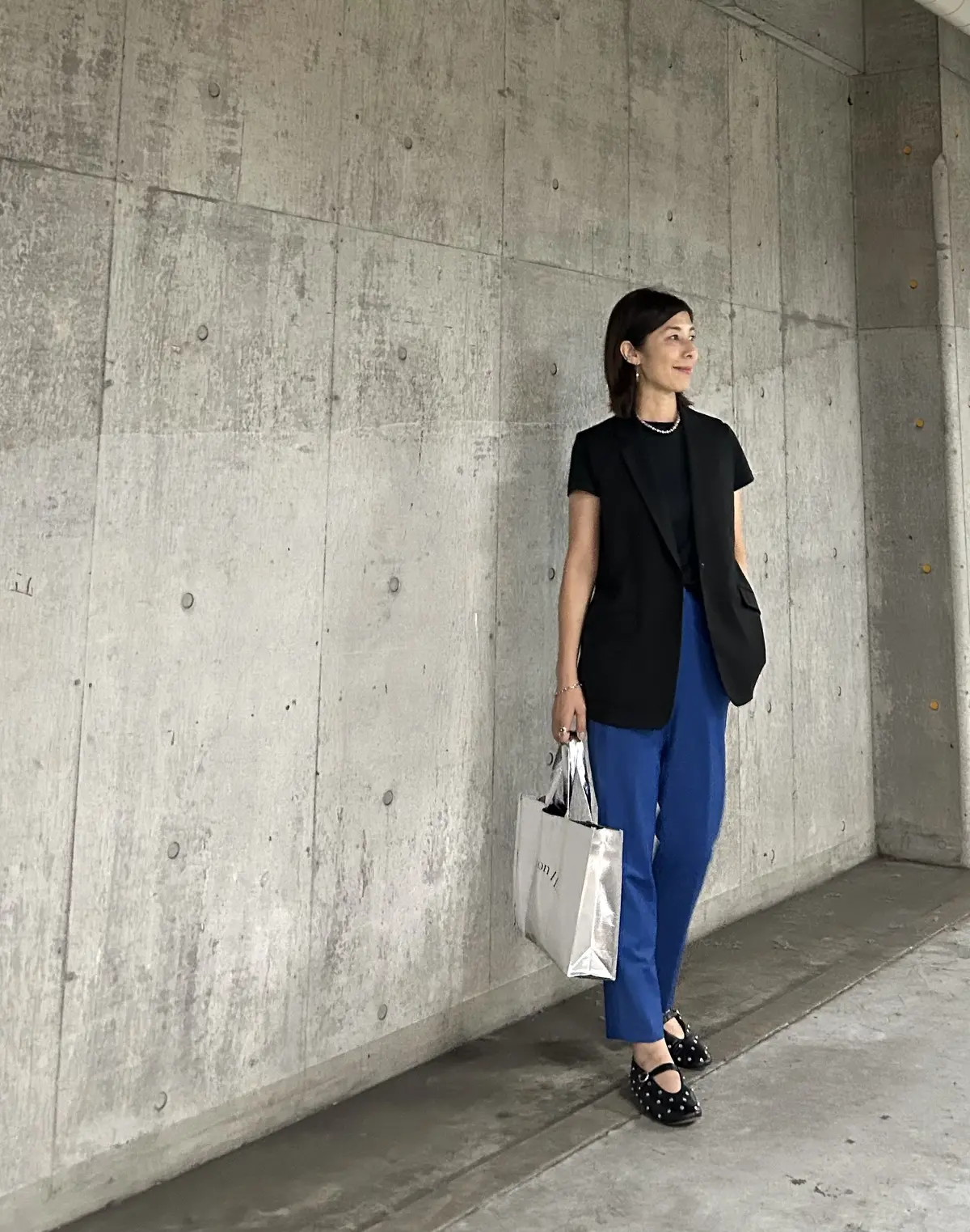 黒蝶真珠のリングを大人カジュアルに。の画像_2