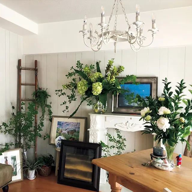 月に1度の癒し。 季節のグリーンを提案