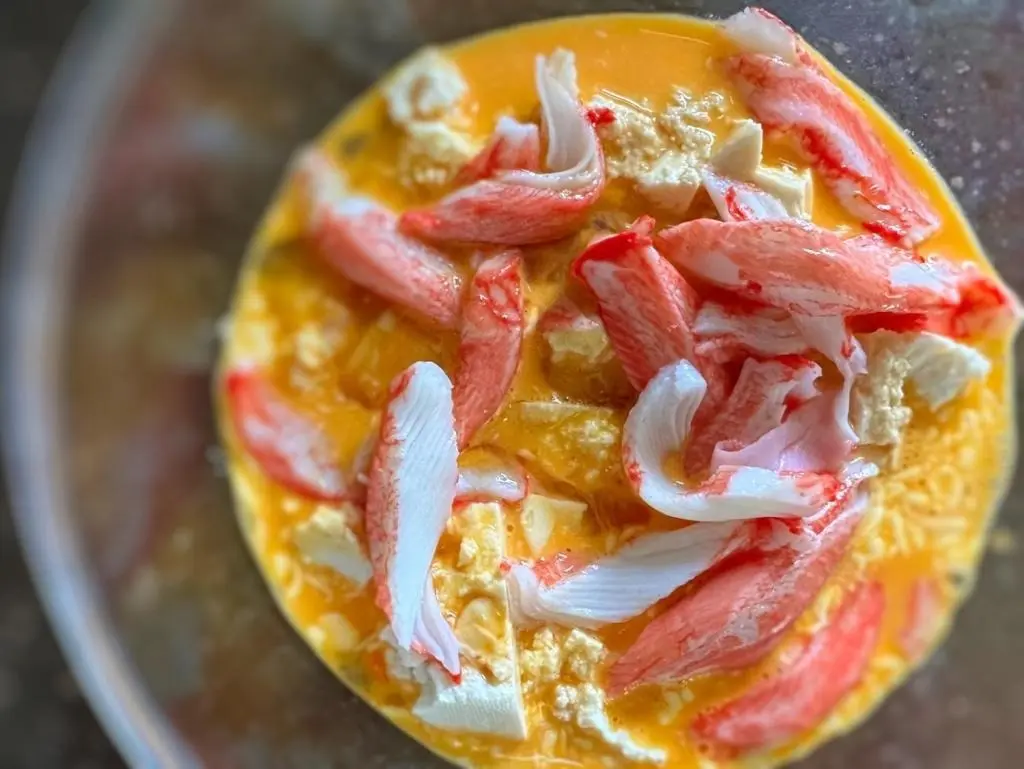 OurAge×Webエクラ　かに玉ふわふわ豆腐レシピ　作り方 カニカマ　豆腐