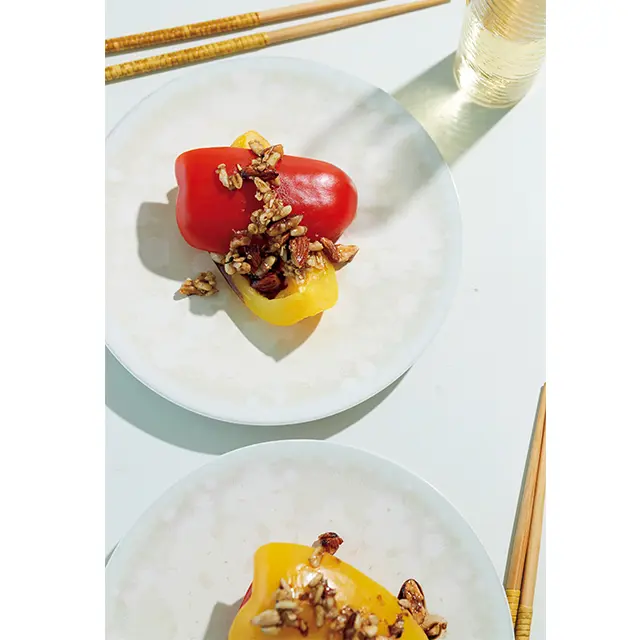 パプリカのナッツソース