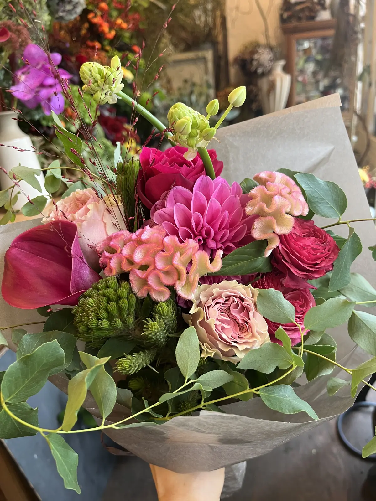 ほんのり秋を感じるブーケの画像_8