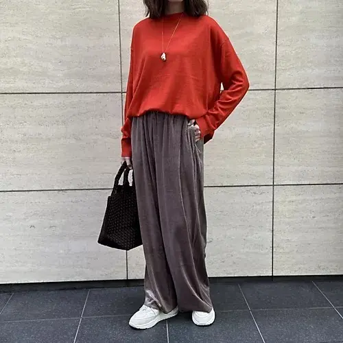 【50代秋コーデ】気温26度の服装。肌寒の画像_15