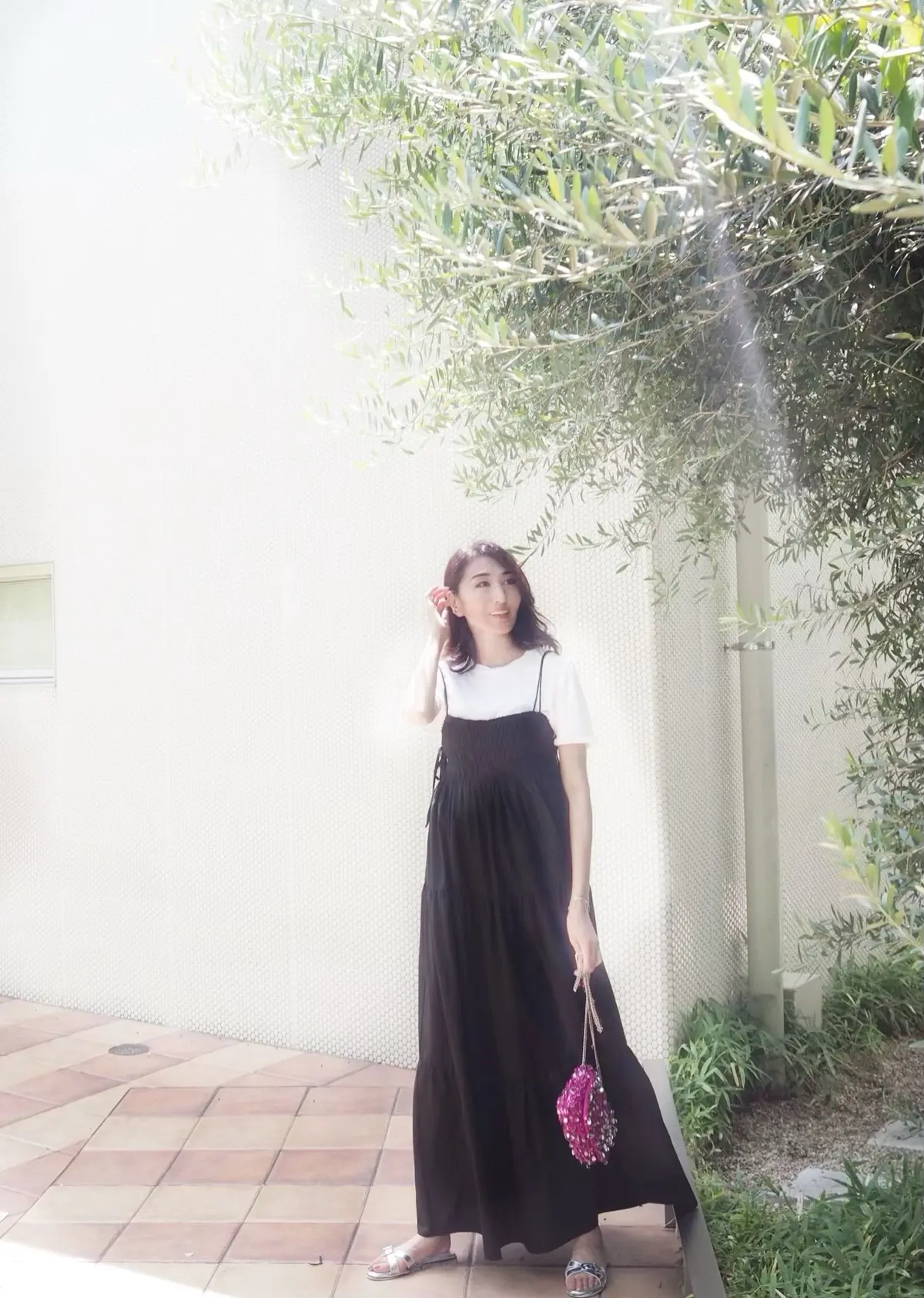 フェイクパールコットンTシャツ | 7901/643 3590円