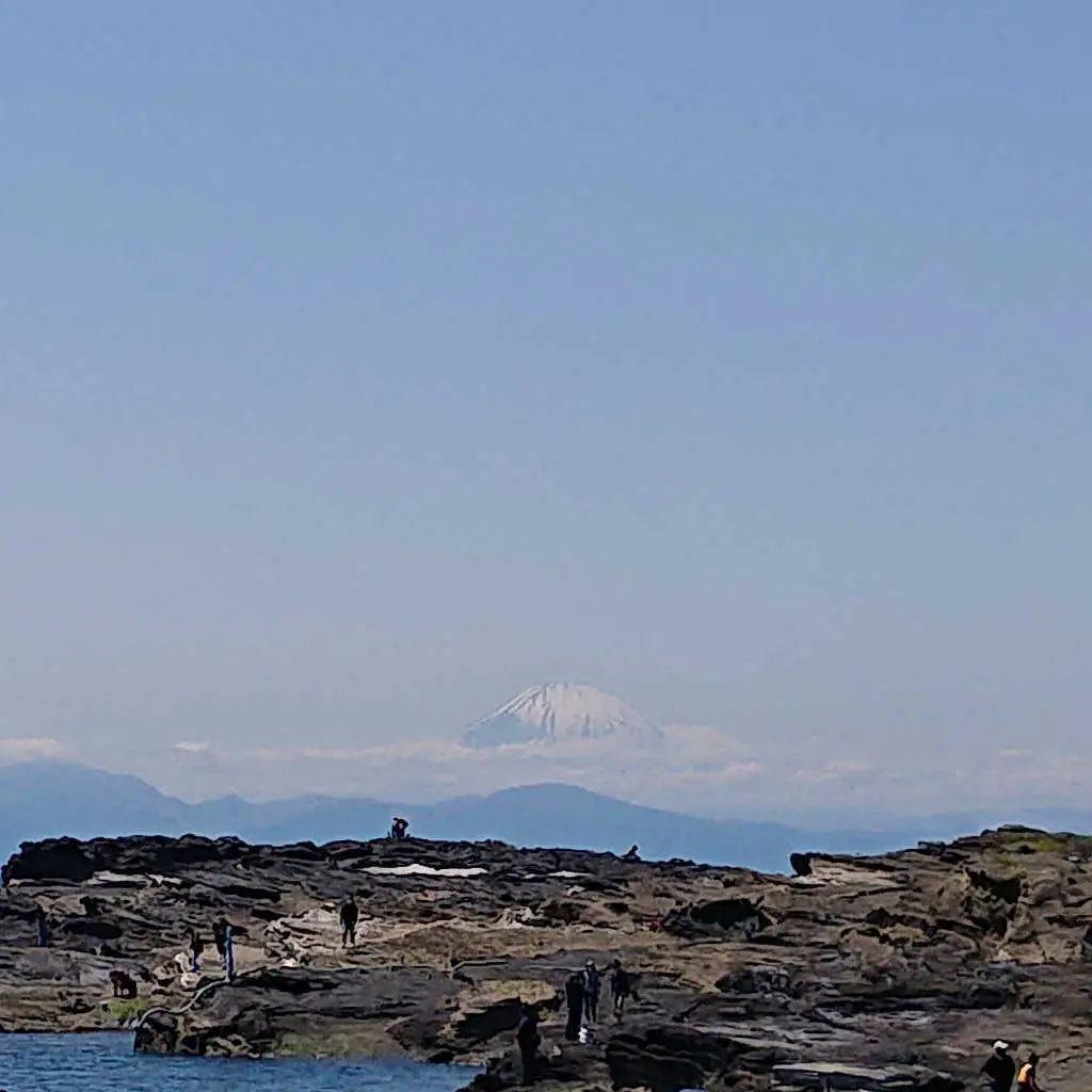 城ヶ島からの富士山