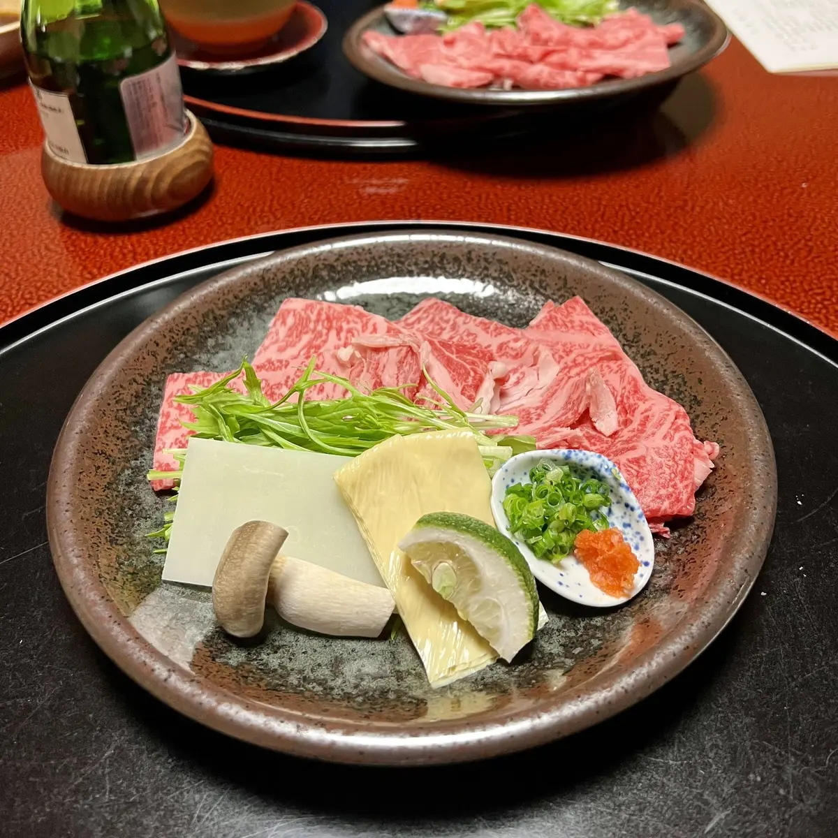 由布院　旅館「旅亭 田乃倉」　夕食