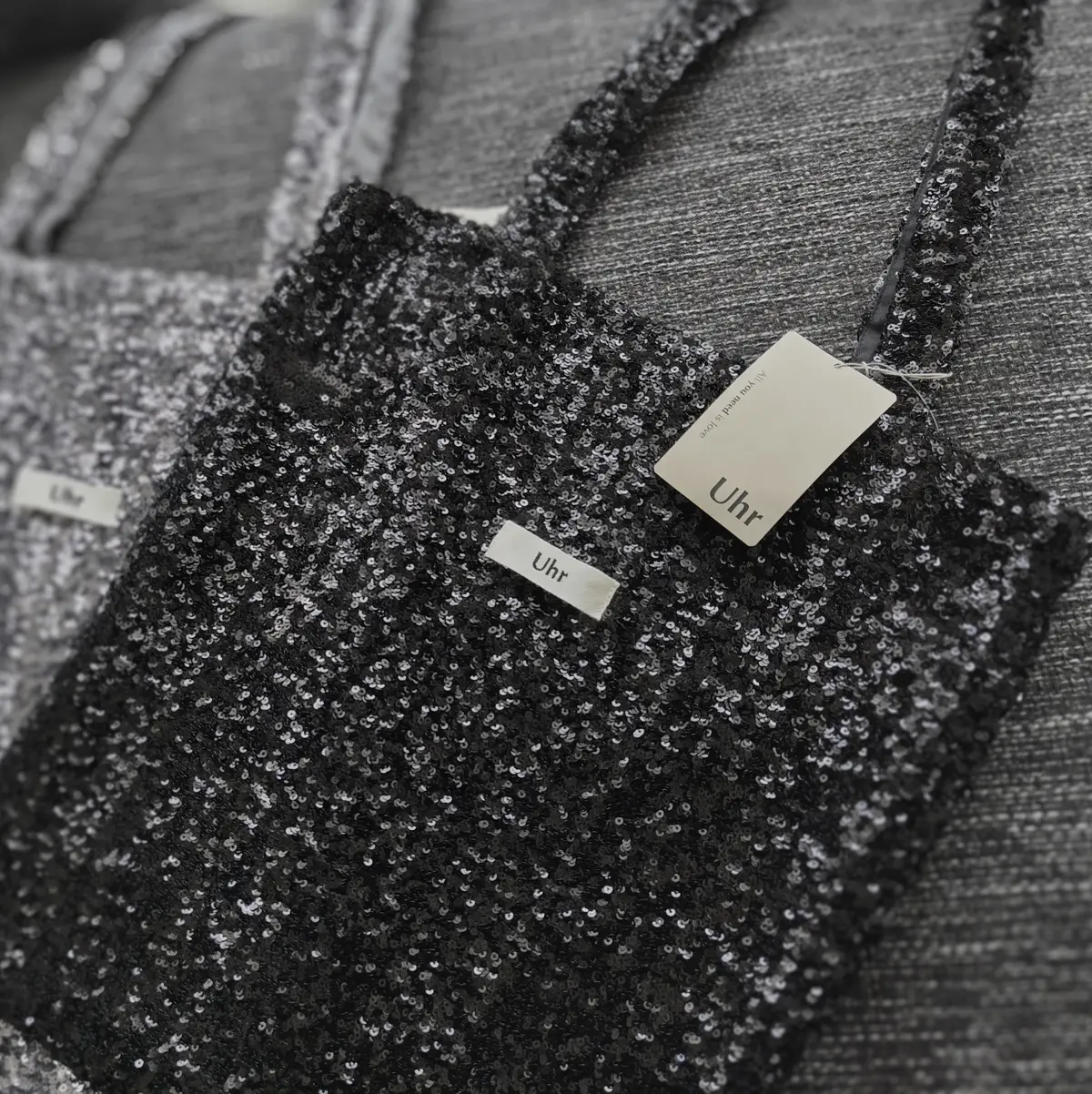 Uhr ウーア スパンコール トートバッグ