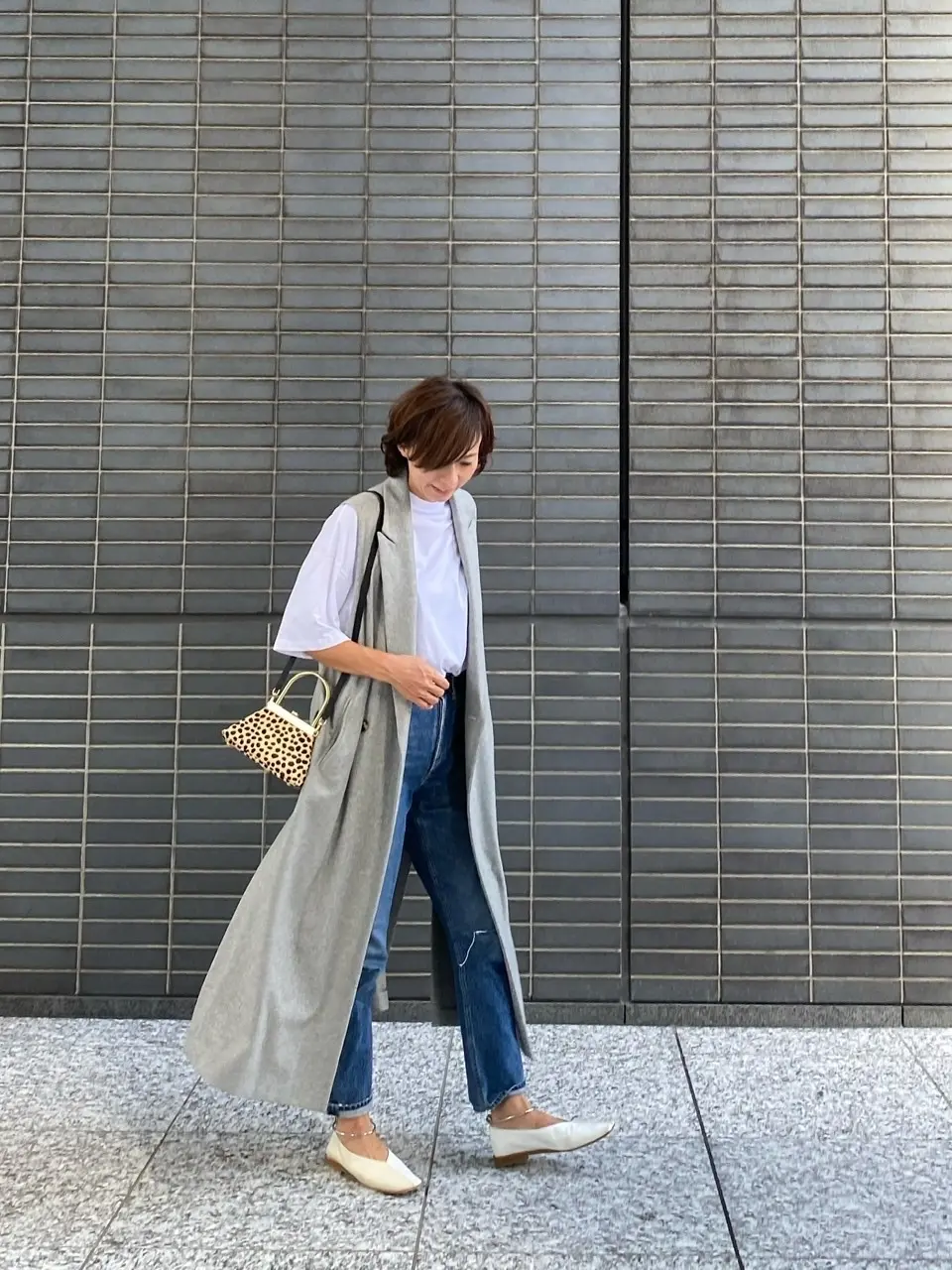 SACRAのロングジレで秋コーデの画像_5