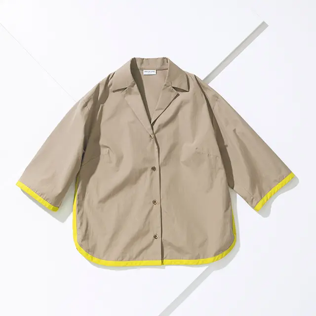 ドリス ヴァン ノッテンの オープンカラーシャツ 「カラ・テープ」