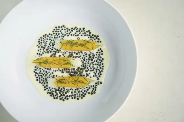 「カボチャ　キャビア」