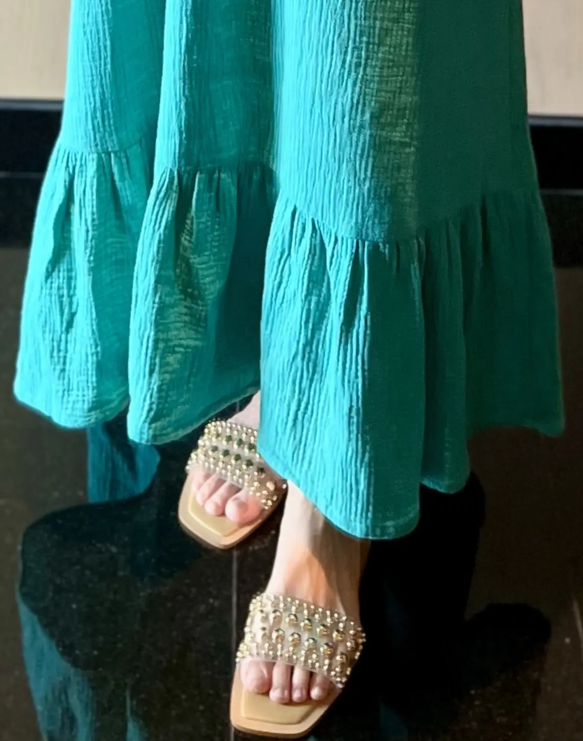 ZARAサンダルコーデ