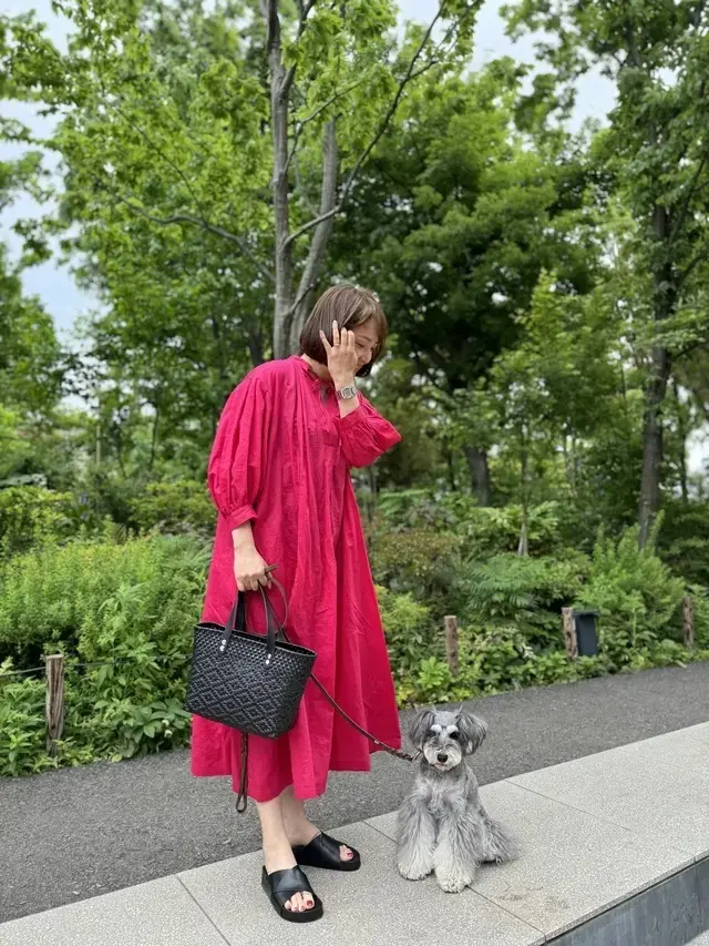 華組ワンピースコーデ