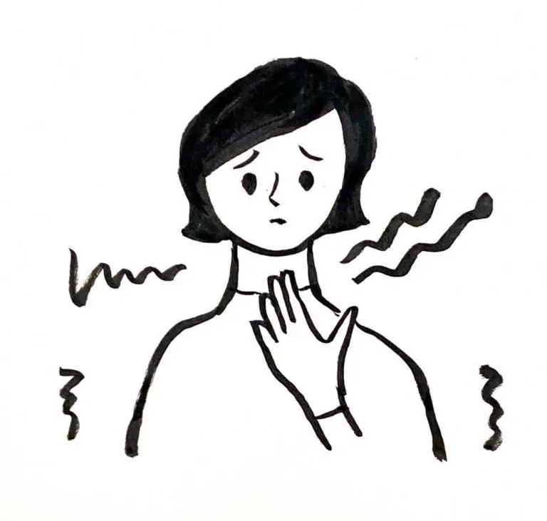 OurAge×Webエクラ　風邪の症状　イラスト