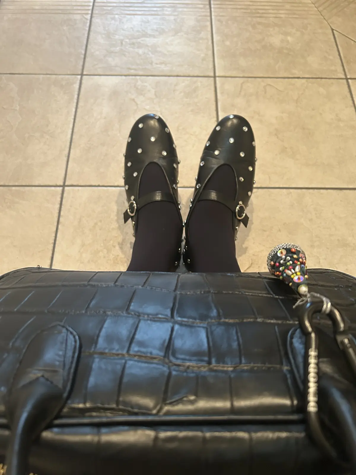 黒レザー✖️ボーダーは相性がいい 大好きの画像_8