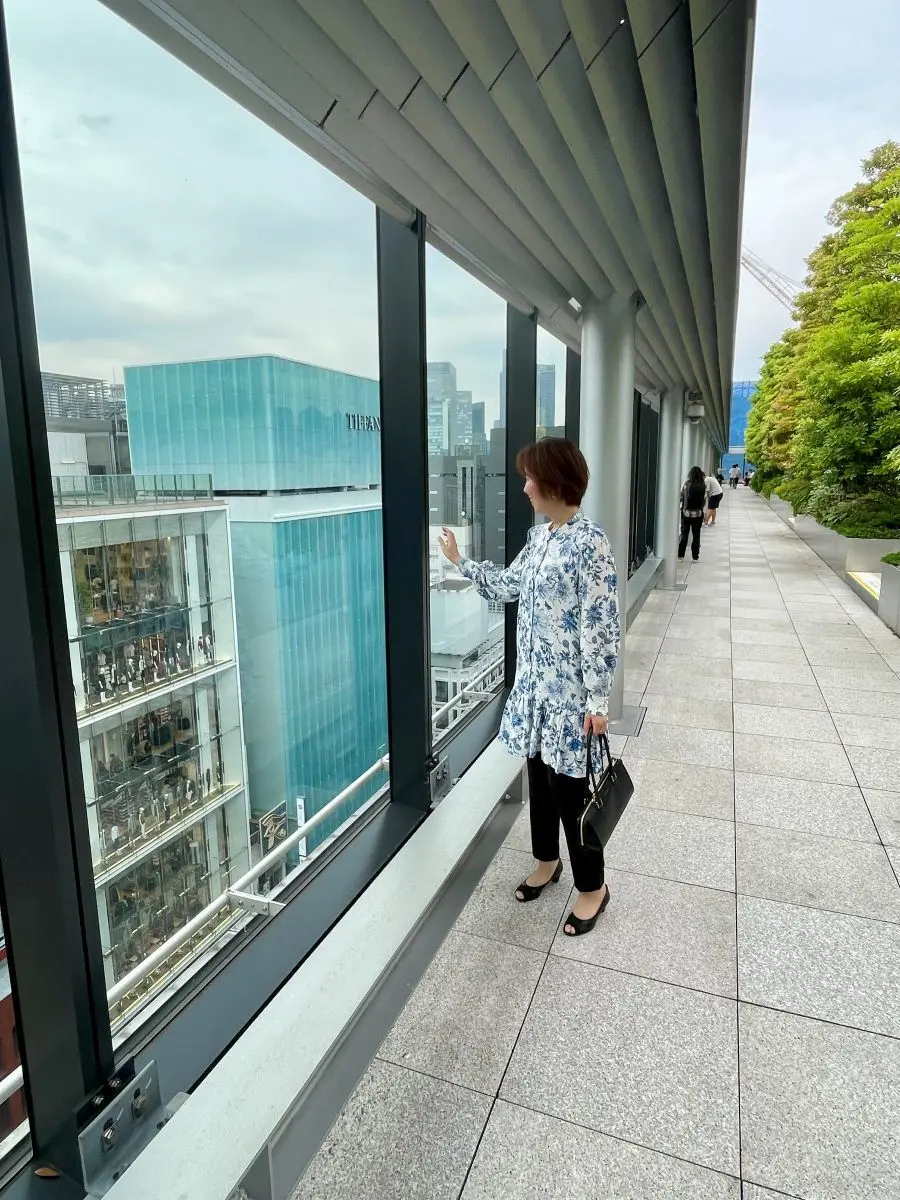 GINZA SIXの屋上庭園　ガーデン