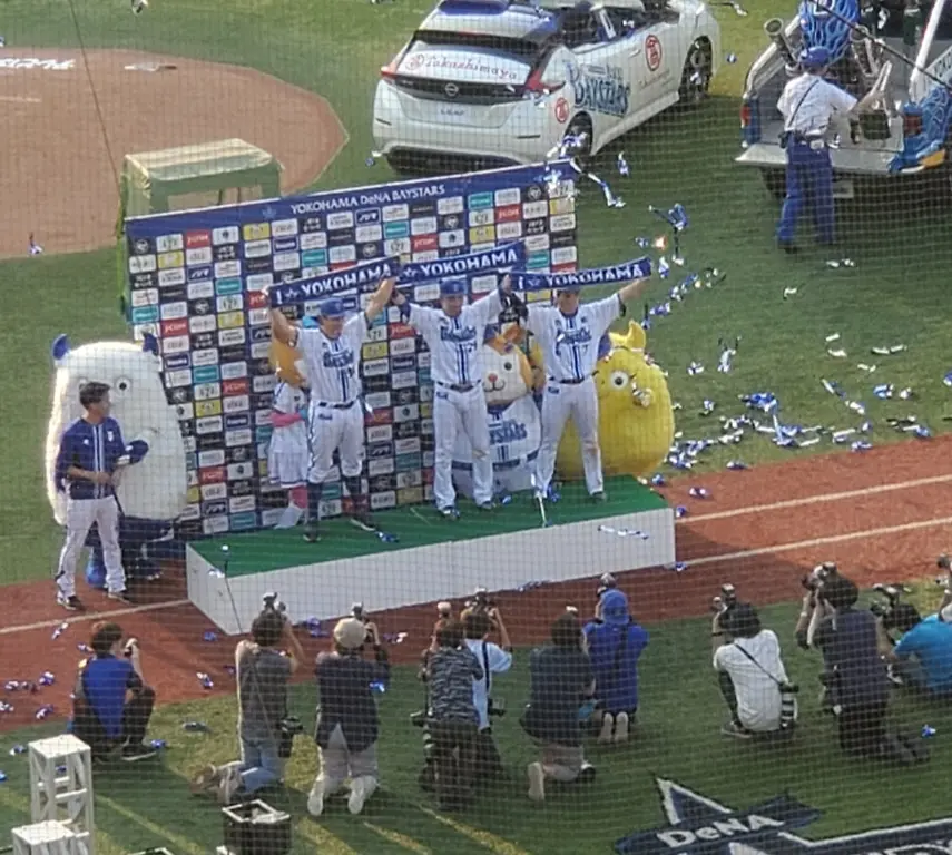 試合後のヒーローインタビュー♪