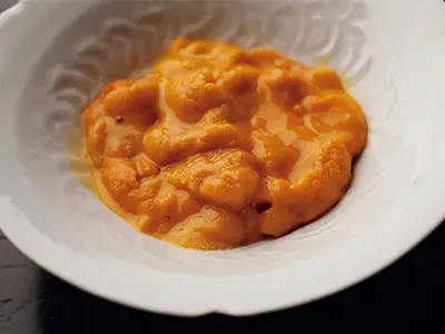 塩ウニをのせて！ “鶏肉とかぶのみぞれ鍋の画像_2