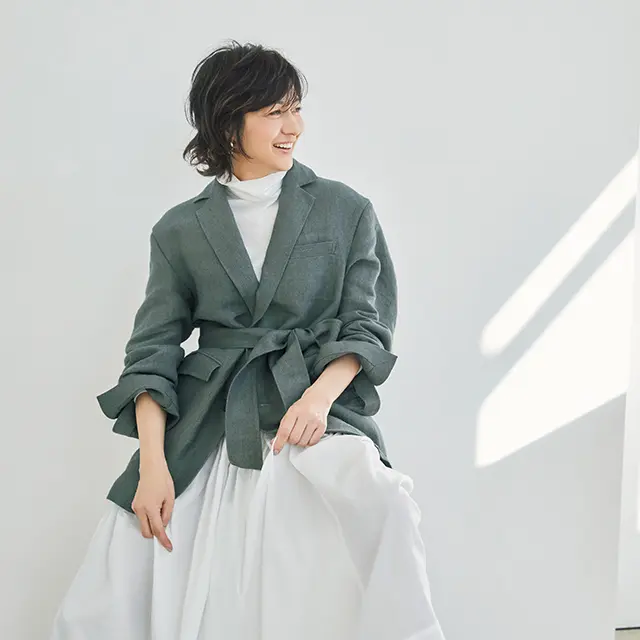 POSTELEGANTのジャケット　富岡佳子