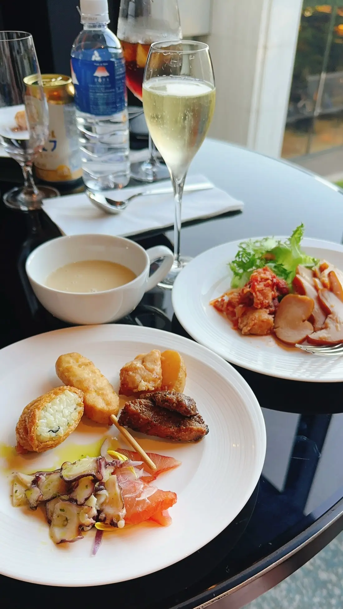 シェラトン都ホテル東京クラブラウンジの料理