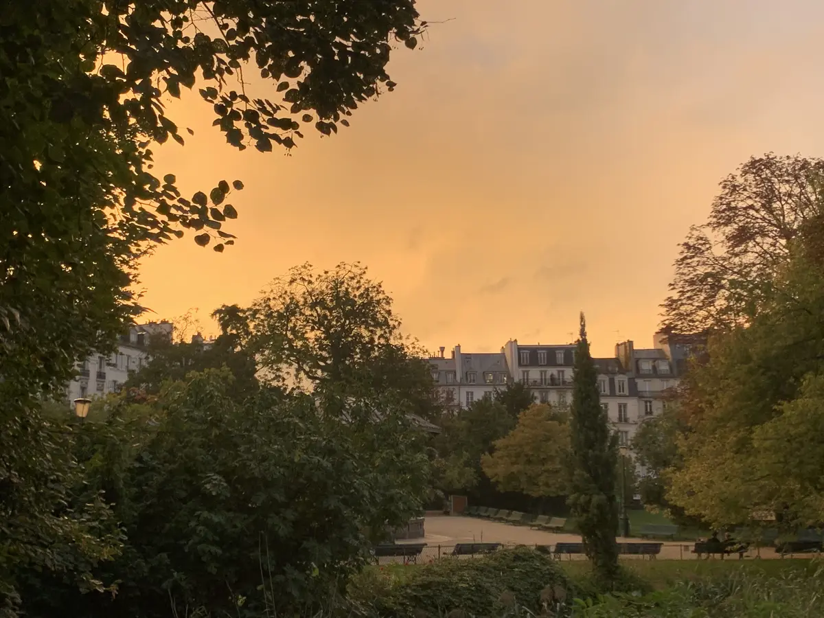 フランスの夕方