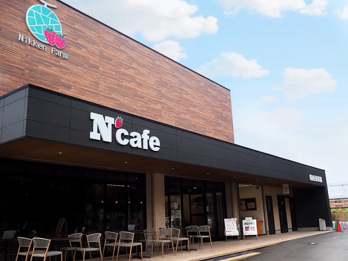 夏はメロン狩り、冬はイチゴ狩りで有名な日研農園さん併設のカフェ、愛知県田原市『Ncafe』