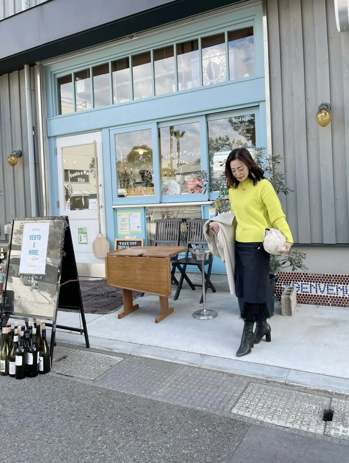 イエローニットでご近所ランチ♡の画像_3